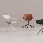 Manta Collection -  Swivel Caster Armchair - Molecule Design-Online 