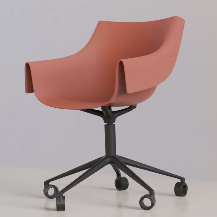 Manta Collection -  Swivel Caster Armchair - Molecule Design-Online 