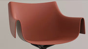 Manta Collection -  Wooden Swivel Armchair - Molecule Design-Online 