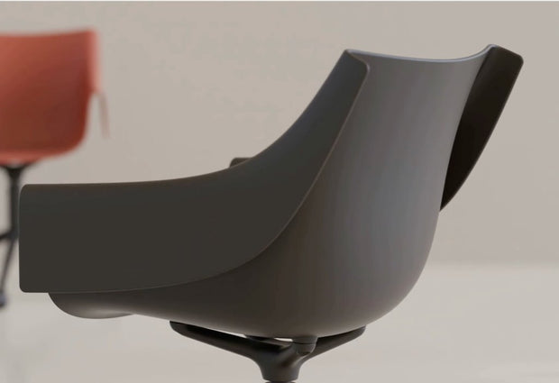 Manta Collection -  Swivel Caster Armchair - Molecule Design-Online 