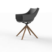 Manta Collection -  Wooden Swivel Armchair - Molecule Design-Online 