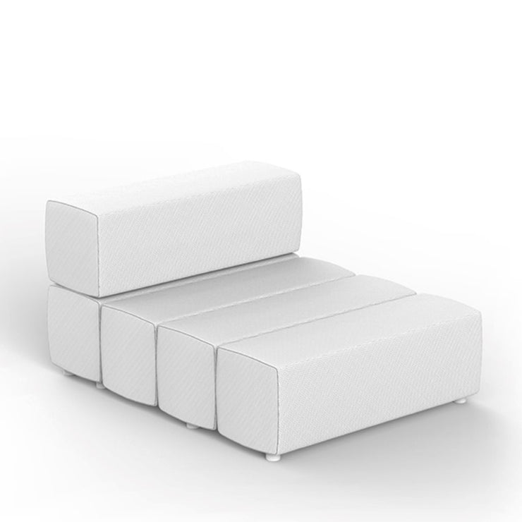 Tablet Sectional Sofa - Chaise Longue Armless - Molecule Design-Online 
