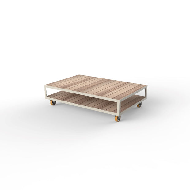 Vineyard Collection - Extra Large Coffee Table with Wheels - Molecule Design-Online 