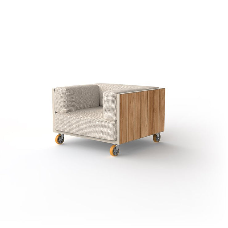 Vineyard - Lounge Chair with Wheels - Molecule Design-Online 
