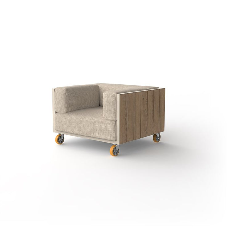 Vineyard - Lounge Chair with Wheels - Molecule Design-Online 