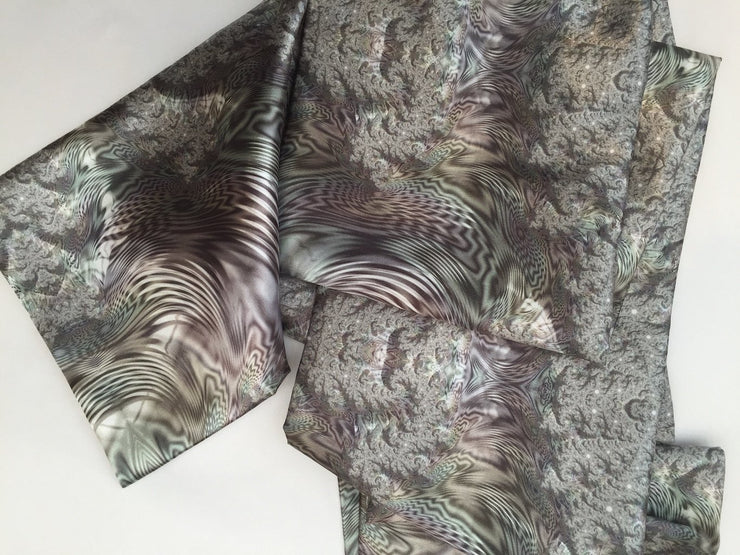 Men's Coat Scarves/Unisex - Satin Polyester - Molecule Design-Online 