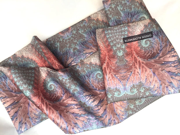 Men's Coat Scarves/Unisex - Satin Polyester - Molecule Design-Online 