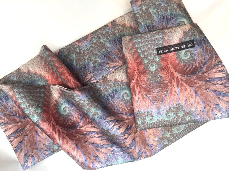 Men's Coat Scarves/Unisex - Satin Polyester - Molecule Design-Online 