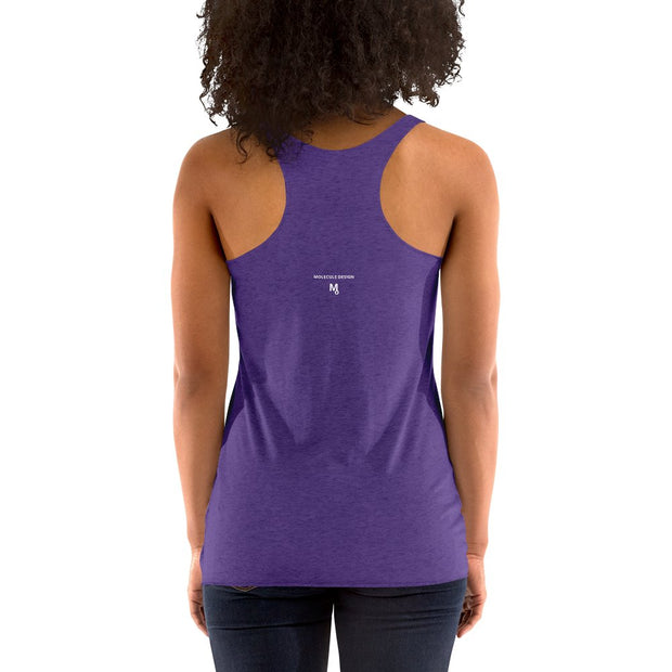 Flame - Women's Racerback Tank - Molecule Design-Online 