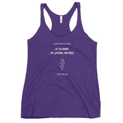Flame - Women's Racerback Tank - Molecule Design-Online 