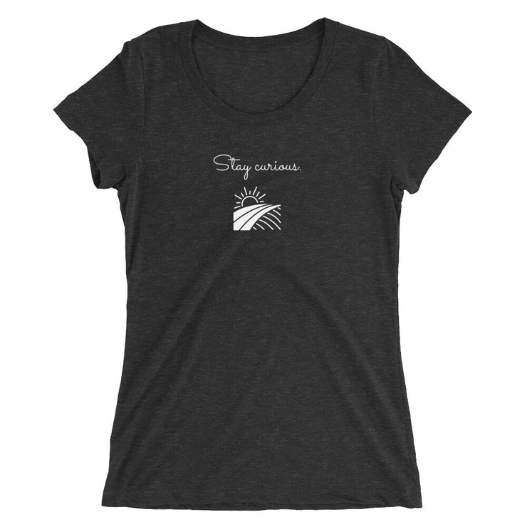 Stay Curious - Women's Short Sleeve T-shirt - Molecule Design-Online 