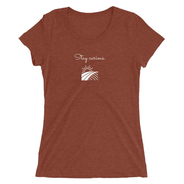 Stay Curious - Women's Short Sleeve T-shirt - Molecule Design-Online 