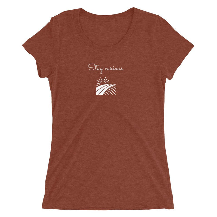Stay Curious - Women's Short Sleeve T-shirt - Molecule Design-Online 