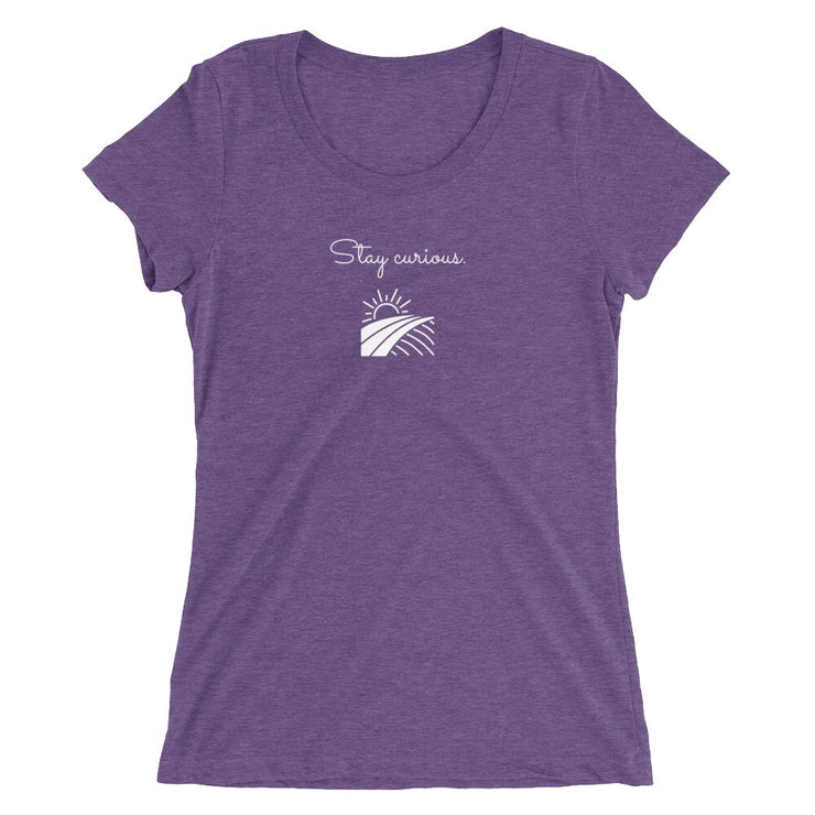 Stay Curious - Women's Short Sleeve T-shirt - Molecule Design-Online 
